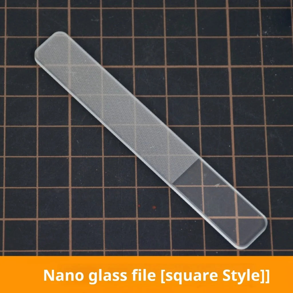 Nasedal Nano Glass Polishing File Washable Sanding Grinding Buffing Tool for Gundam Scale Model DIY Hobby Nail Repair Manicure