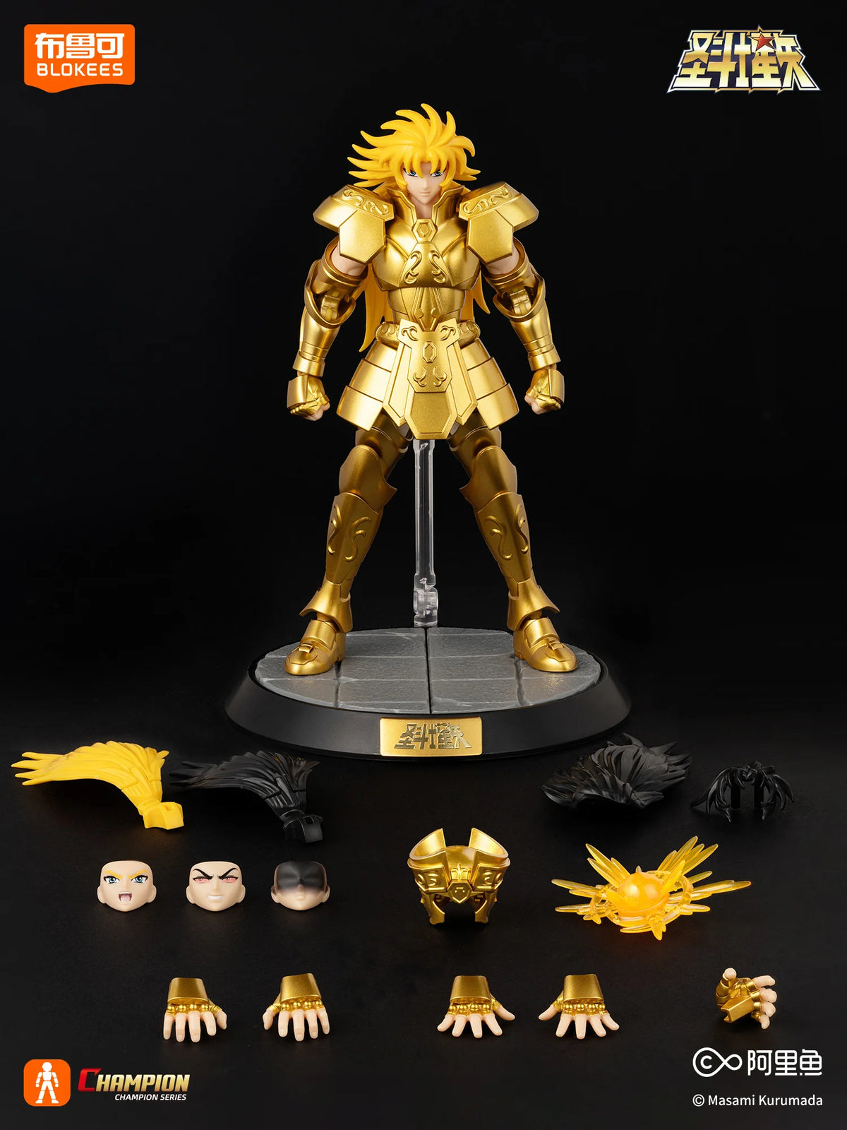 BLOKEES Original Saint Seiya Andromeda Shun PISCES APHRODITE VIRGO SHAKA CHAMPION CLASS Action Figure Assembly Model Toys Gift
