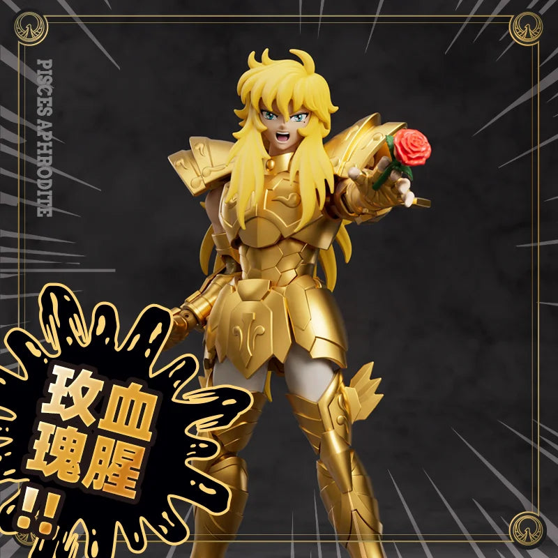 BLOKEES Original Saint Seiya Andromeda Shun PISCES APHRODITE VIRGO SHAKA CHAMPION CLASS Action Figure Assembly Model Toys Gift