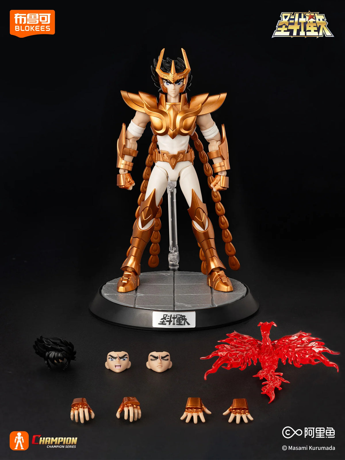 BLOKEES Original Saint Seiya Andromeda Shun PISCES APHRODITE VIRGO SHAKA CHAMPION CLASS Action Figure Assembly Model Toys Gift